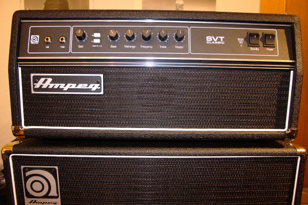 Ampeg SVT cl. (con flightcase) + Ampeg 810 cl.