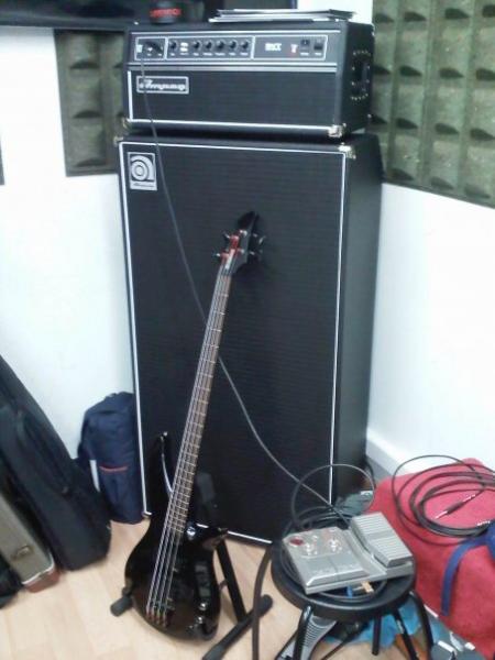 Ampeg SVT cl. (con flightcase) + Ampeg 810 cl.