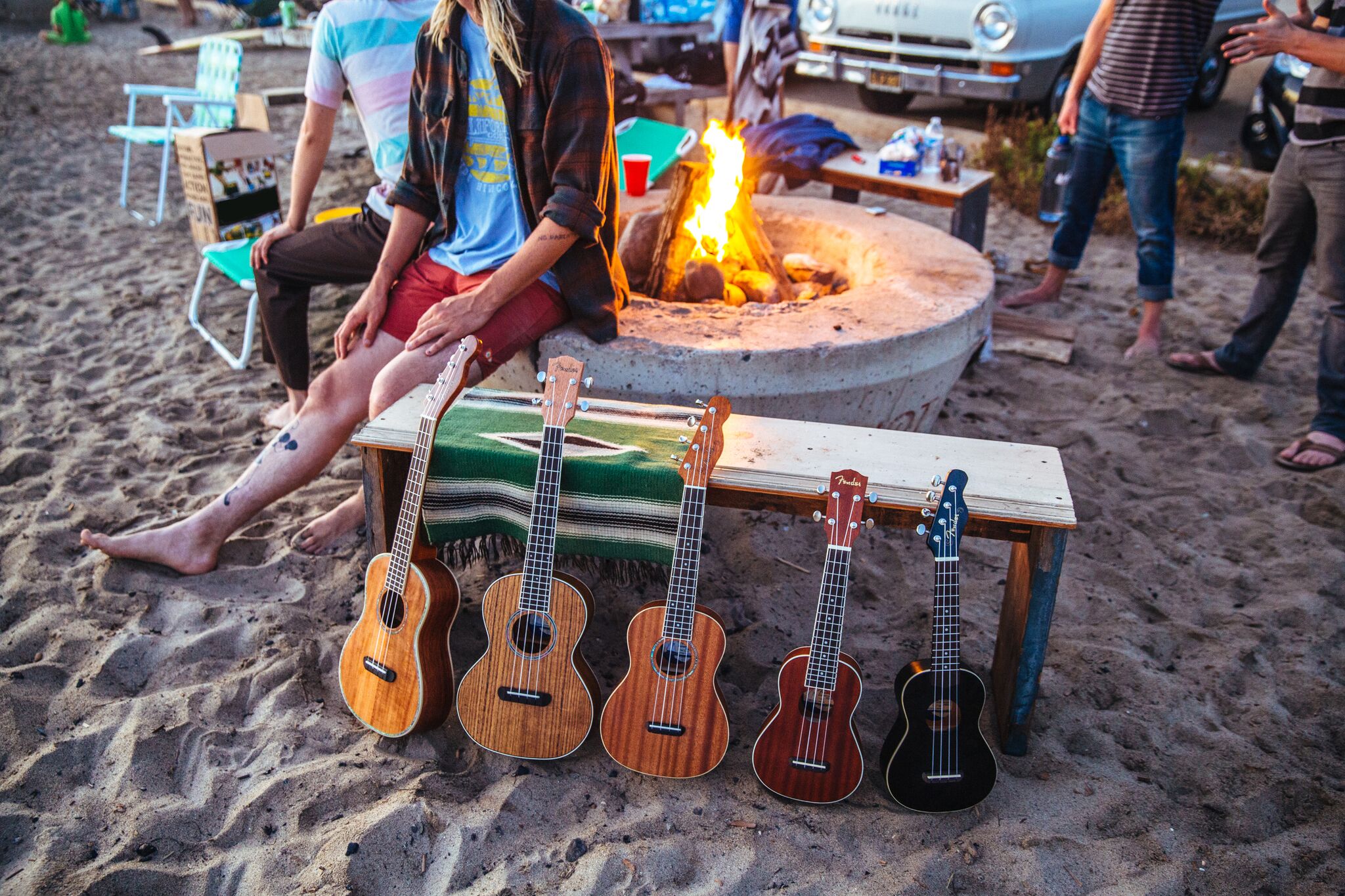 Fender California Coast Juego de cuerdas para ukelele de concierto 