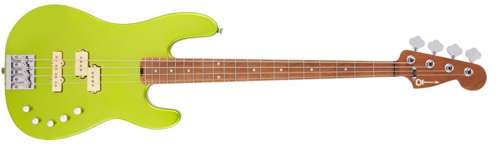 Charvel Pro-Mod San Dimas Bass PJ IV Lime Green Metallic